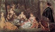 Die Champs Elyssees WATTEAU, Antoine